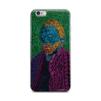 Van Gogh Green Field Self Portrait iPhone Case