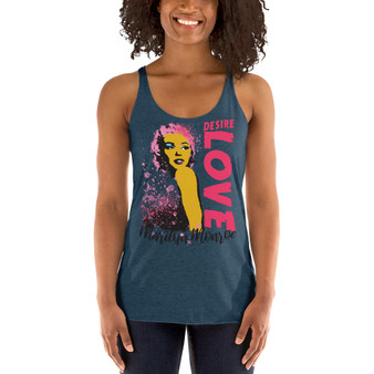 Marilyn Monroe Desire Love Women's Racerback Tank