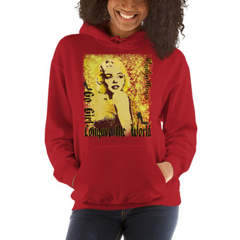Marilyn Monroe Go Girl red Unisex Hoodie