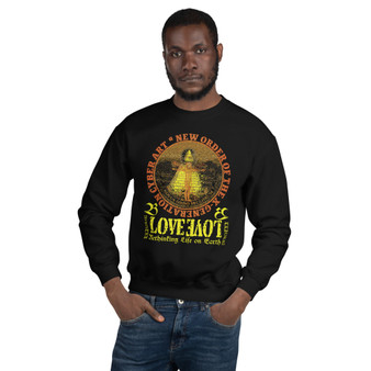 LEONARDO Da Vinci X-Generation FSHION featuring the Vitruvian man in pop culture Unisex Sweatshirt