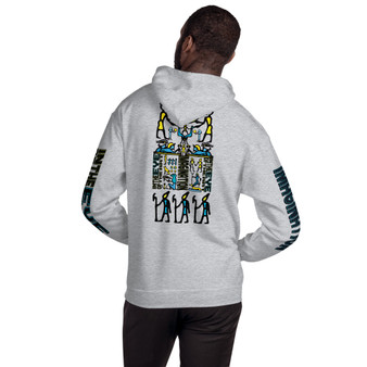 Leonardo Da Vinci Eye of horus vitruvian man Imagine Unisex Hoodie