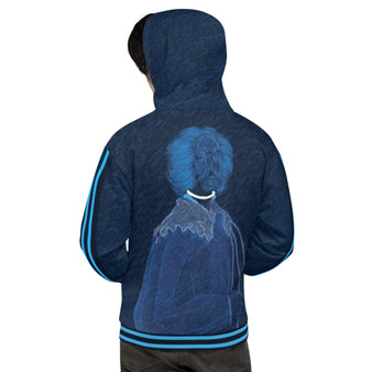 buy Valazquez Blue Unisex Hoodie  by neoclassical pop art online pop art gift store 