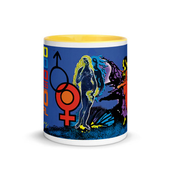 sandro botticelli mug for lovers. Venus rising from the sea mug