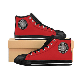 Da Vinci Red Women's High-top Sneakers