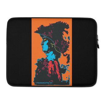 Leonardo da Vinci Orange Blue Alexander the Great Laptop Sleeve