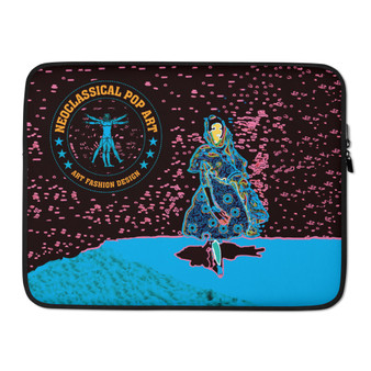 Manet Blue Lola Laptop Sleeve