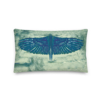 Leonardo Da Vinci Blue Bird Throw Pillows fashion and design with the Old Masters Collection