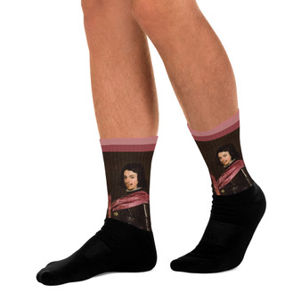 Diego Valazquez Infanta Dona Maria brown art socks