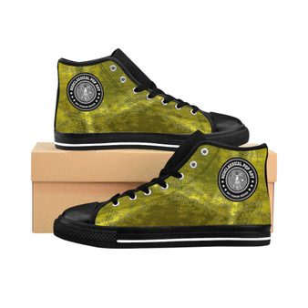 Da Vinci Women's High-top Golden Yellow Sneakers
