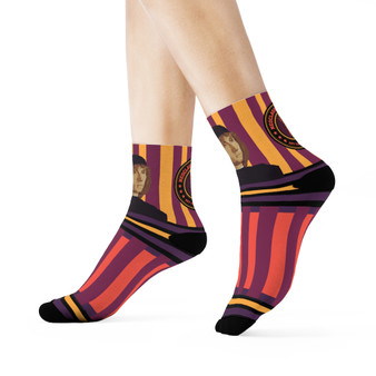 Bellini Self Portrait fashion art socks