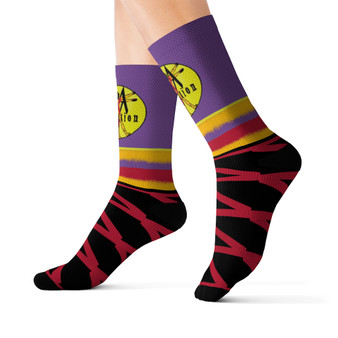 For da Vinci Vitruvian Man Geometric Socks