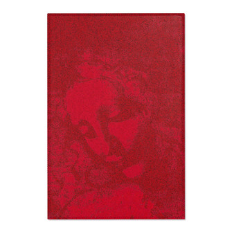 Leonardo Da Vinci La Scapigliata Red Area Rugs