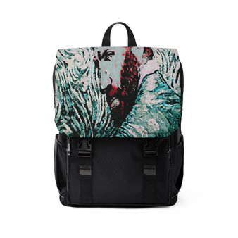 Van Gogh Self Portrait Unisex Casual Shoulder Backpack