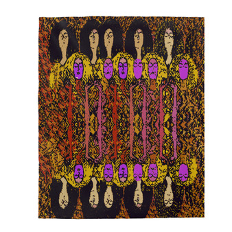 Klimt Beethoven Frieze Velveteen Plush Blanket