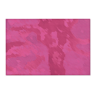 Abstract Pink Area Rugs