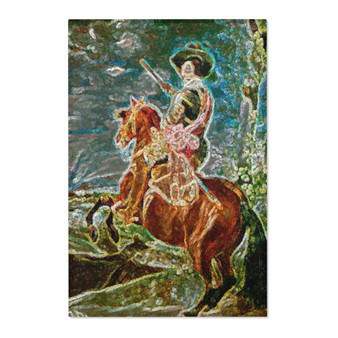 Valazquez Horse Back Rider Area Rugs