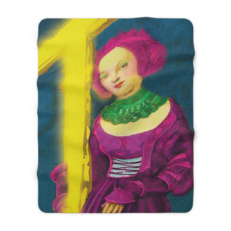 Saint Helena with the Cross Sherpa Fleece Blanket
