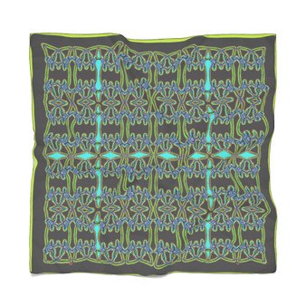 Da Vinci Green Alexander Poly Scarf