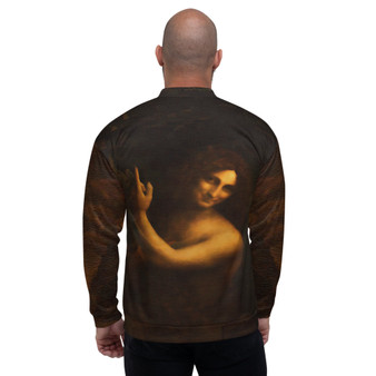 Da Vinci Saint John the Baptist Unisex Bomber Jacket