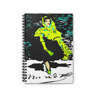 On Sale Manet Lola Spiral Notebook - Ruled Line by Neoclassical Pop Art
