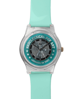 Da Vinci Turquoise Pop Vitruvian Man Watch