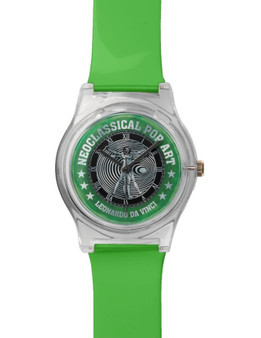 Da Vinci Green Vitruvian Man Pop Fashion Watch