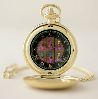 Botticelli Gold Dante Pocket Watch