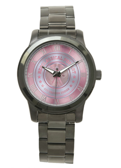 Da Vinci Vitruvian man Purple Unisex Oversized Black Bracelet
