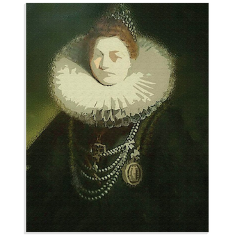 Rubens Isabella Clara Eugenia Portrait Print on acrylic