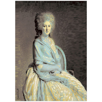 Jecques Louis-David Light Yellow Blue Art Prints