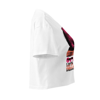 Da Vinci | Dream Big Pink Skull Women’s Crop Tee