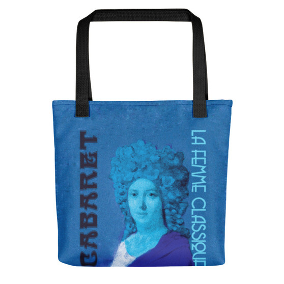 Jacques-Louis David Neoclassical pop art Paris 1790 Cabaret blue Tote bag on sale online for woman and man 