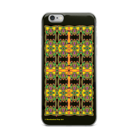 The Da vinci golden geometric pattern forming cross iphone case