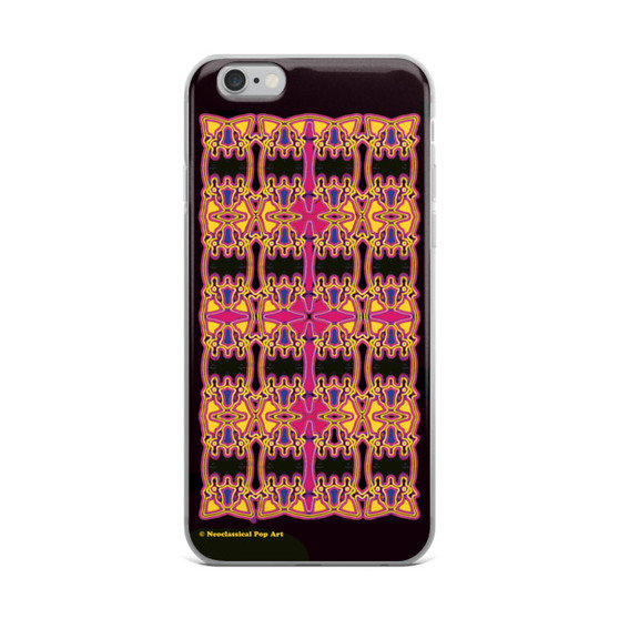 Leonardo da Vinci Rose Cross geometric pattern iphone case