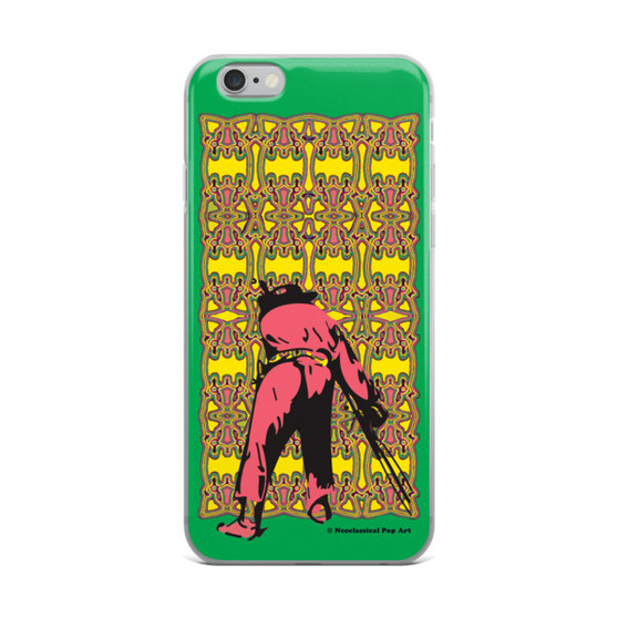 Pink Yellow Green Manet ft. Da Vinci neoclassical pop art iphone case for sale 