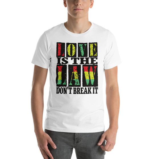 Rasta Love is the law Rastafari Short-Sleeve Unisex T-Shirt