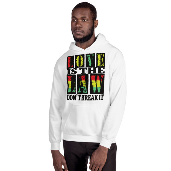 Rastafari Love is The Law Unisex Hoodie