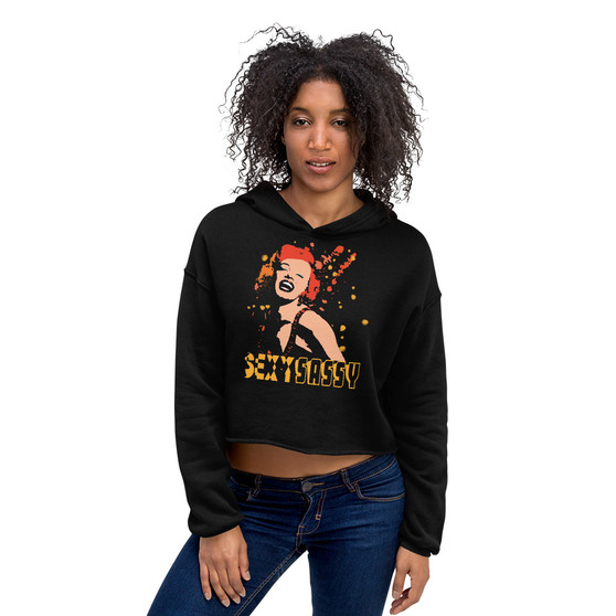 Marilyn Monroe Sexy Sassy Crop Hoodie