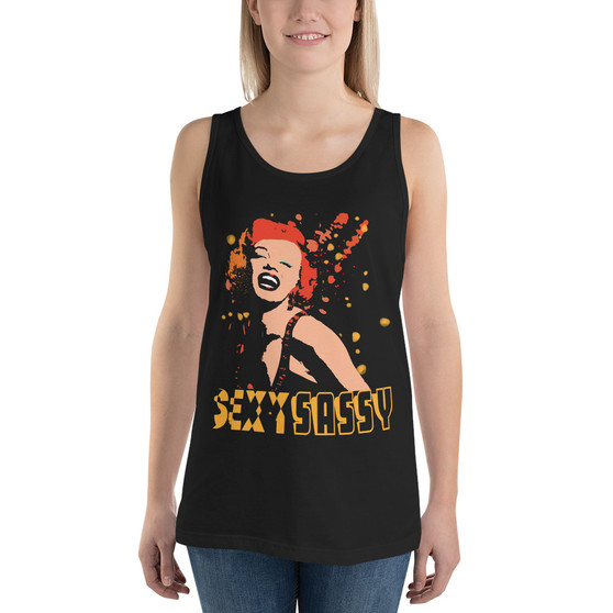 Marilyn Monroe Sassy Glam Unisex Tank Top