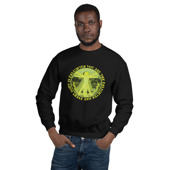 Leonardo da Vinci Da Vinci Everybody is Enlighten Unisex Sweatshirt