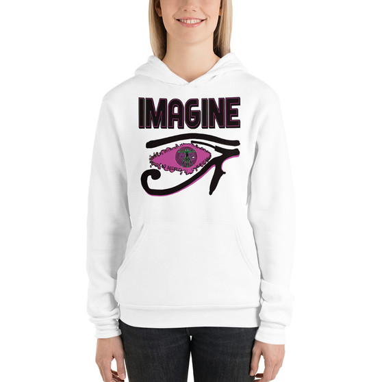 Da Vinci pink eye of ra vitruvian man Inagine Unisex hoodie near me
