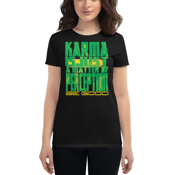 on sale Spiritual Karma Women's short sleeve t-shirt by Neoclassical pop art 