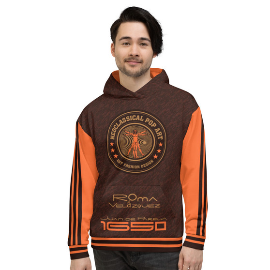 Velázquez orange brown Unisex Hoodie