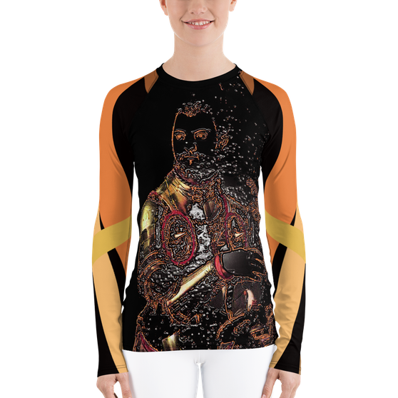 Bronzino Duke Women's Rash Guard long sleeves tshirt