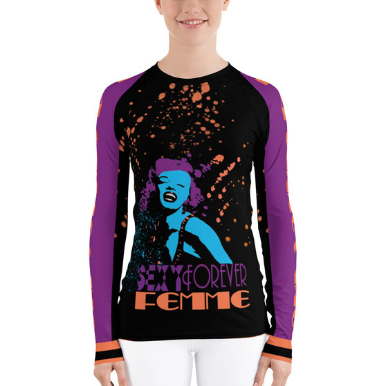 Marilyn Monroe Femme Women's Rash Guard