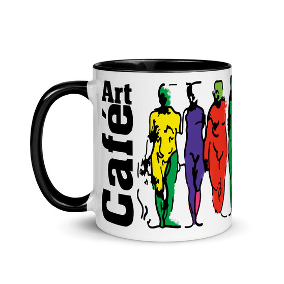 Leonardo da Vinci anatomy notebook sketch mug