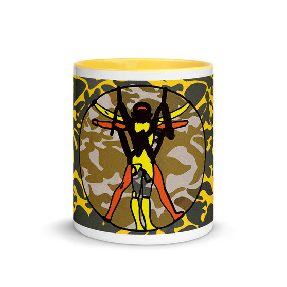 Da Vinci | Vitruvian Yellow Pop Mug 