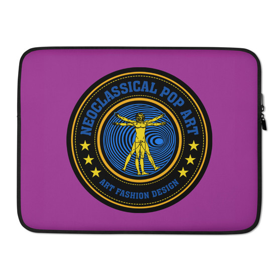 leonardo da vinci vitruvian man Laptop Sleeve