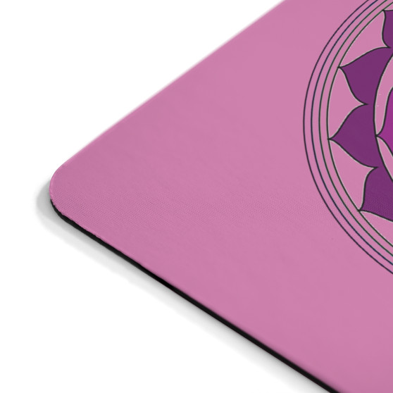 Da Vinci  Vitruvian Angel Pink Purple Mousepad by Neoclassical Pop Art
