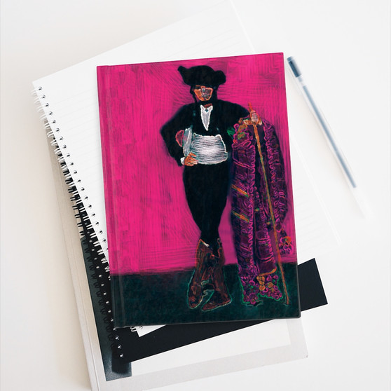 Manet  Majo Style Pink Blank Journal by Neoclassical Pop Art